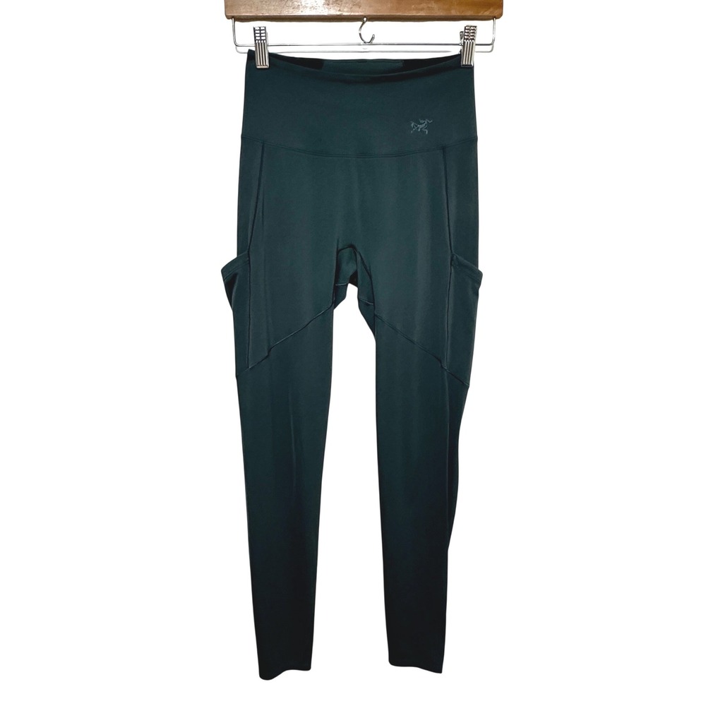 Arc'teryx Oriel Legging 28" Women XS Green High Rise Stretch Gorpcore *FLAW